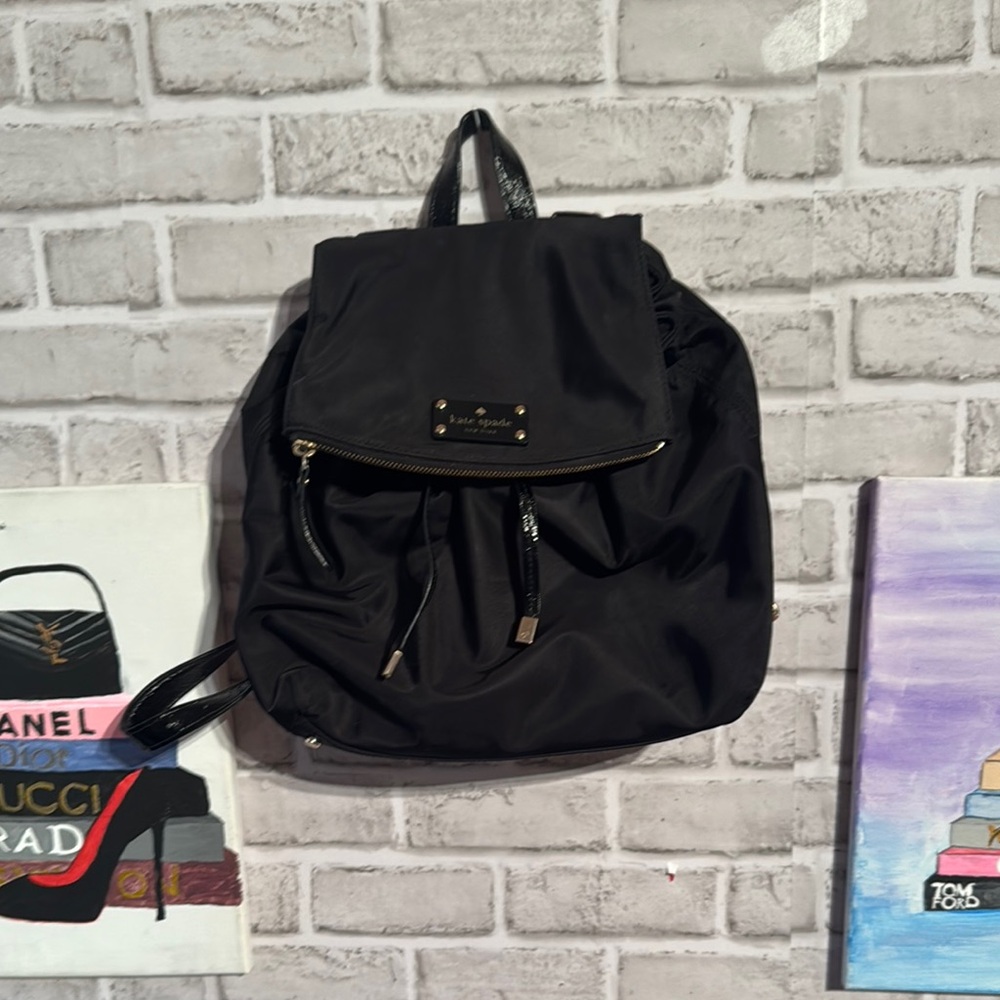 Kate Spade Black Backpack